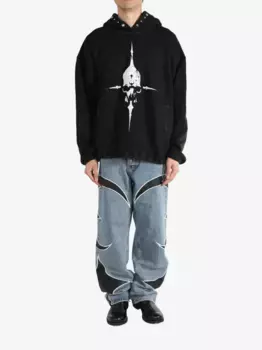 Толстовка Peace Stud THUG CLUB, черный