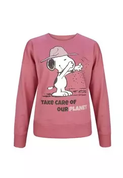 Толстовка Peanuts, светло-розовый