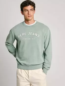 Толстовка Pepe Jeans ALDRIDGE CREW, мятный