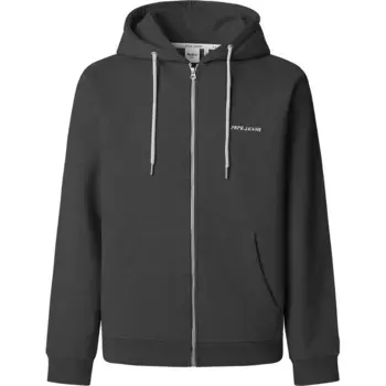 Толстовка Pepe Jeans Damian full zip, черный