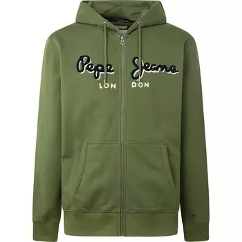 Толстовка Pepe Jeans Lamont Full Zip, зеленый