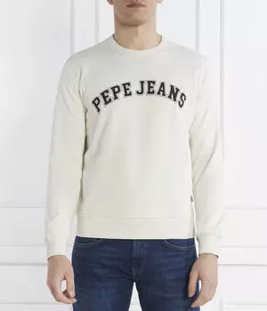 Толстовка Pepe Jeans London Raven Regular Fit, белый