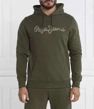 Толстовка Pepe Jeans London Ryan, зеленый