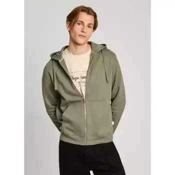 Толстовка Pepe Jeans New Joe full zip, зеленый
