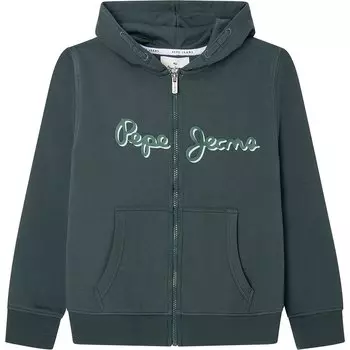 Толстовка Pepe Jeans Nolan Zip Full Zip, зеленый