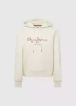 Толстовка Pepe Jeans с капюшоном "FRIDA HOODIE", белый