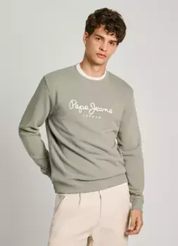 Толстовка Pepe Jeans "SAUL CREW", зеленый