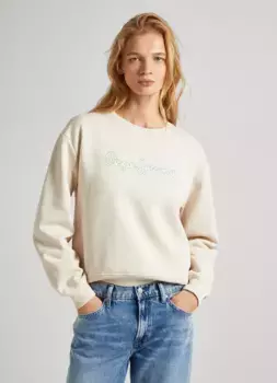 Толстовка Pepe Jeans "Толстовка LANA", белый