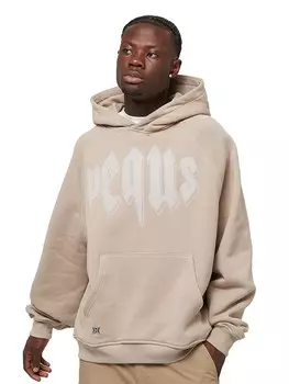 Толстовка Pequs Outlined Mythic Logo, светло-коричневый