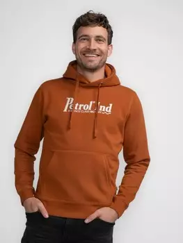 Толстовка Petrol Industries Hoodie mit Aufdruck Yukon-Kuskokwim, коричневый