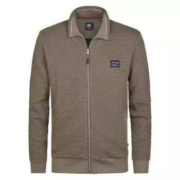 Толстовка Petrol Industries M-3050-SWC343 full zip, коричневый