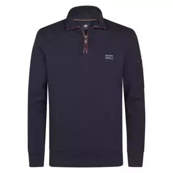 Толстовка Petrol Industries M-3050-SWC364 half zip, синий