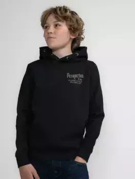 Толстовка Petrol Industries с принтом на груди, черный