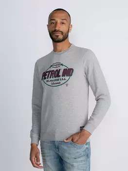 Толстовка Petrol Industries, светло-серый