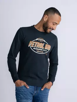Толстовка Petrol Industries, темно-синий