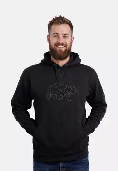 Толстовка PETTARSON MIT LOGO - Hoodie FORSBERG, черный