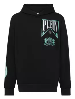 Толстовка Philipp Plein Flame Racing, черный