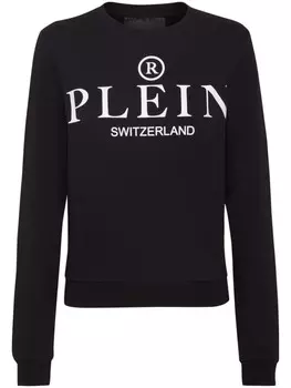 Толстовка Philipp Plein Iconic Plein с круглым вырезом и длинными рукавами