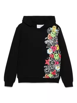 Толстовка Philipp Plein Junior Smile, черный