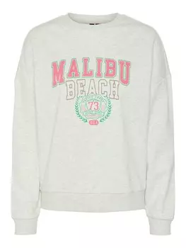 Толстовка PIECES, светло-серый