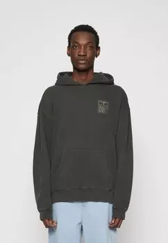 Толстовка PIGMENT EYES ICON EXTRA HEAVY HOOD UNISEX Obey Clothing, цвет pirate black
