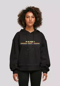 Толстовка PINK FLOYD PRISM RETRO STRIPES - Hoodie F4NT4STIC, черный