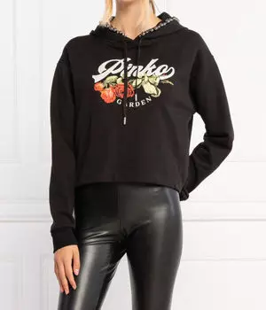 Толстовка Pinko Actors 1 Regular Fit, черный
