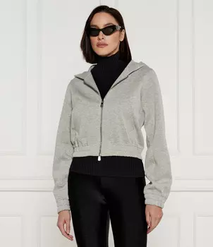 Толстовка Pinko BIRILLO Cropped Fit, серый