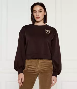 Толстовка Pinko CERESOLE Regular Fit, коричневый