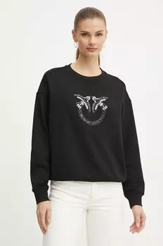 Толстовка Pinko из хлопка, черный