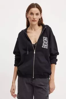 Толстовка Pinko из хлопка, черный