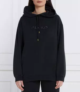 Толстовка Pinko Loose fit, черный