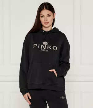 Толстовка Pinko Regular Fit, черный