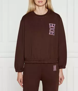 Толстовка Pinko Regular Fit, коричневый