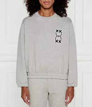 Толстовка Pinko Regular Fit, серый