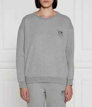 Толстовка Pinko SETUP Relaxed fit, серый