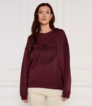 Толстовка Pinko TAGORE Loose fit, бордо