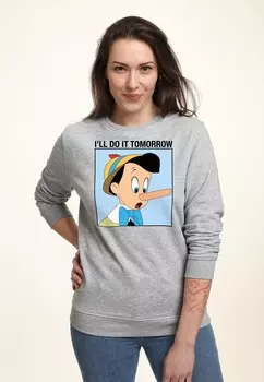 Толстовка PINOCCHIO DO IT TOMORROW Disney, цвет Mottled Light Grey