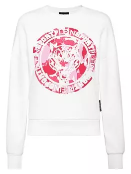 Толстовка Plein Sport Carbon Tiger, белый