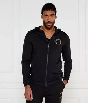 Толстовка Plein Sport Regular Fit с круглым логотипом, черный