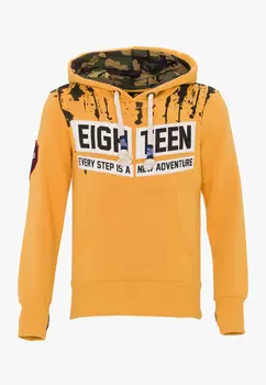 Толстовка PLUS EIGHTEEN Kapuzenpullover, цвет Senf