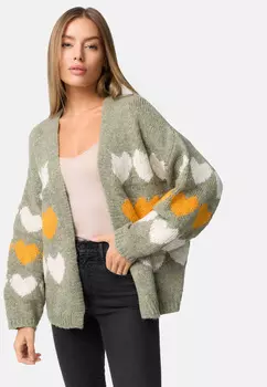 Толстовка PM SELECTED Strickjacke, оливковый