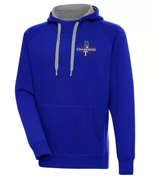 Толстовка Победы Мировой серии Антигуа MLB Техас Рейнджерс 2023 Antigua, синий