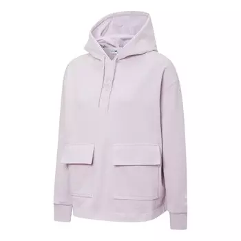 Толстовка pocket hoodie 'purple' Puma, фиолетовый