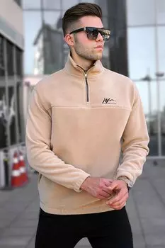 Толстовка Polar на молнии цвета Camel 5310 MADMEXT