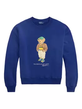 Толстовка Polo Bear с круглым вырезом Polo Ralph Lauren, синий