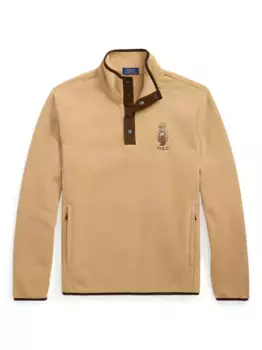 Толстовка Polo Bear с воротником на молнии POLO RALPH LAUREN, нейтральный