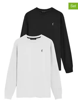 Толстовка Polo Club, черный/белый