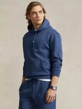 Толстовка поло двойной вязки Ralph Lauren, дерби блю хизер