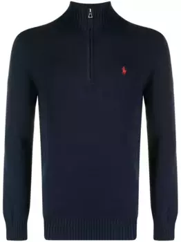 Толстовка Polo Pony с воротником на молнии POLO RALPH LAUREN, синий
